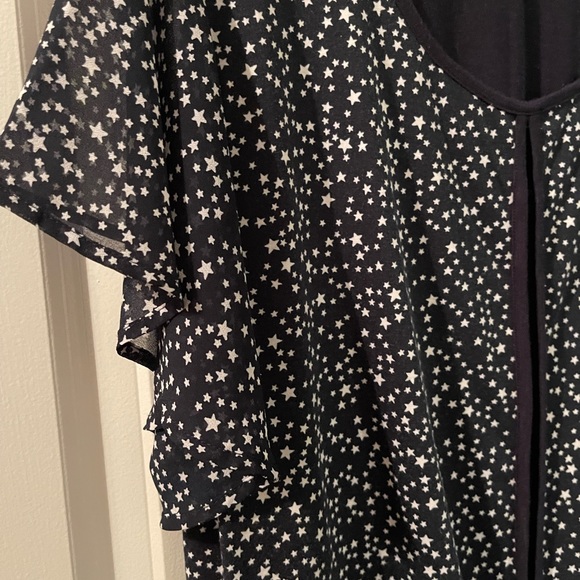 Navy blue with white stars top - Picture 3 of 5